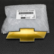 Gold Bowtie Grille Emblem Badge Chevy Silverado Tahoe Suburban 1999-2006 picture