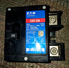 Eaton CSR2200N 2-Pole 200A 120/240V AC Circuit Breaker w/ Trip Indicator picture