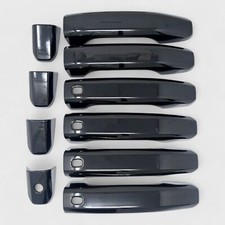 Patented Snap-On Black Door Handle Cover for 19-25 GMC Sierra 2500 W/SMARTKEY picture