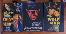 NECA Universal Monsters Lot Ultimate Frankenstein The Wolf Man Mummy Figures NEW picture