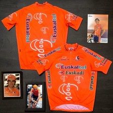 RARE VTG 2002-03 Team Euskaltel Euskadi Cycling Jersey by Etxeondo — Size XL picture