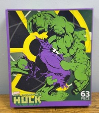 2003 Roseart Marvel Incredible Hulk 63 Piece Puzzle 11” X 12.5” #86536 Sealed picture