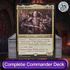 Edgar Markov COMMANDER DECK Vampire Typal Tokens Aggro MTG Custom Edh Magic picture