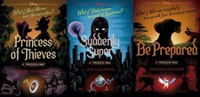 Princess of Thieves, Suddenly Super & Be Prepared Twisted Tale Disney USA Stock picture