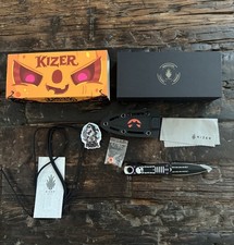Kizer Halloween 2025 Hidden Agenda Limited Edition - Alum/G10 - Black PVD AEB-L picture