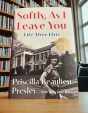 Softly As I Leave You Signed Priscilla Presley Life After Elvis Memoir HC New picture