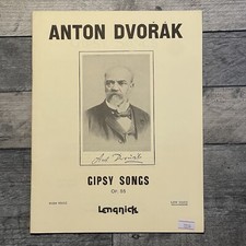 Anton Dvorak Gipsy Songs OP.55 Low Voice Piano & Vocal Sheet Music  picture
