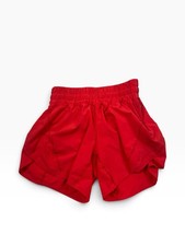 Red Lululemon Speed Up Gym Running Athletic Training Shorts Women's Size 4 picture