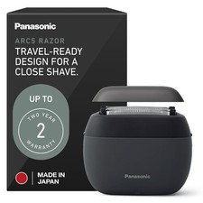 PANASONIC ARC5 ELECTRIC COMPACT TRAVEL FOIL SHAVER - Black (ESPV3AK) WATERPROOF picture