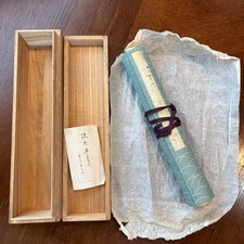 Japanese Calligraphy Handscroll Tsurezuregusa Sections 7 & 21 230cm Wood Box picture