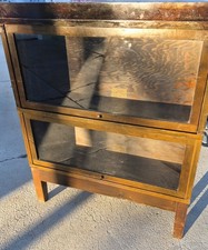 Antique Globe Wernicke Sectional Barrister Bookcase Early High Grade Mahogany  picture