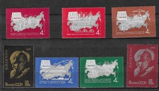Russia/USSR. 1966 Set 260928 SC## 3165-3166,3245-3249 (M, see scan). SCV $5.00. picture