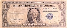 # Series 1935-E $1 Silver Certificate - Historic Blue Seal (VF) picture