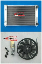 All Aluminum Radiator+Fan For 1982-1992 VW Golf Jetta Cabriolet MK2 MK II 16V picture