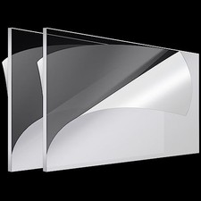 Roowest 2 Pcs 36 x 48 Inch,1/4 Inch Thick Clear Acrylic Sheet Plastic picture