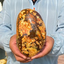 3.97LB Rare Large Natural Colourful Agate Quartz Crystal Mineral SpecimenHealing picture