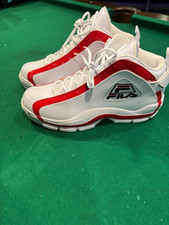 FILA Men’s Mid Top Lace-Up Athletic Sneaker Colorblock White Red picture