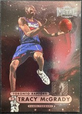 1997-98 Skybox Metal Universe Championship Preview Tracy McGrady Rookie #36 RC picture
