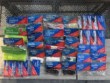 Vintage Lucky Strike Twiddle Tails Fishing Lures NOS Sealed Jig Heads Large Lot picture