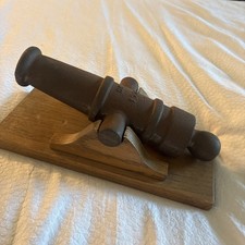Antique Signal Salute Cannon Naval Old Nautical Cast Iron As Is Non Functional picture
