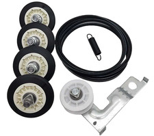 LG DLEX6500B-ABLEEUS Dryer Drum Rollers Pulley Belt Kit OEM Replacement Part picture