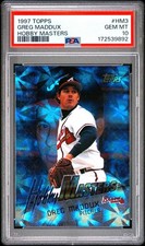 Greg Maddux PSA 10 Gem Mint  1997 Topps - Hobby Masters #HM3 - LOW POP 🔥 picture
