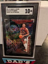 2021-22 Panini Illusions Trophy Collection Asia Scottie Barnes RC Rookie SGC 10 picture