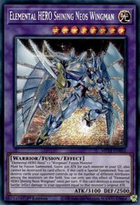 YUGIOH 1x Elemental HERO Shining Neos Wingman Prismatic Secret Rare MP24-EN062 picture