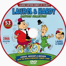 Laurel and Hardy Cartoon 1966 Animated Series DVD 53 Classic Cartoon Shorts picture