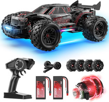DEERC 1/14 Brushless RC Car 46+MPH 4WD All Terrain High Speed Off-Road Truck picture