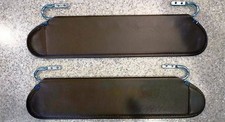 PAIR HUMVEE HMMWV HUMMER M998 M1038 M1123 SUN SHADE VISOR KIT - BLACK picture
