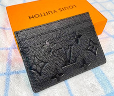 Authentic Louis Vuitton Monogram Shadow Black Double Card Holder W/B & DB picture