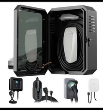 YONZEE Wall-Mounted EV Charger Protection Box_Weatherproof_22x15x7 picture
