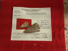 Kentucky Lost Lake Arrowhead - Authentic Indian Artifact with COA picture