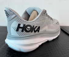 Mens Hoka Clifton 9 Gray Running Shoes Sneakers -- US Size 10.5 No Box picture