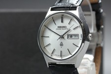 Vintage 1975[N MINT] Seiko Grand Quartz 4843-8040 Day-Date 37mm Mens Watch JAPAN picture