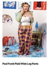Paul Frank Julius Wide Leg Pants 4XL Cakeworthy X New Colorful Unisex Drawstring picture