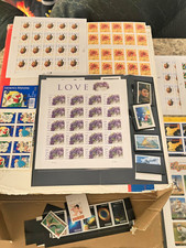 US Stamp Sheet/Panes Lot in Album MNH 33c 37c 39c 44c Disney Military picture
