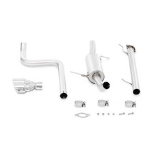 Mishimoto MMEXH-FIST-14P Cat-Back Exhaust Fits Ford Fiesta ST 2014+ Silver picture