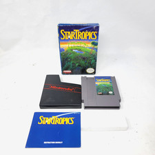 Startropics (Nintendo NES, 2000) CIB Complete W/ Manual Tested Working picture