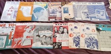 Mega Vintage Sheet Music Lot 75+ Estate Collection 1920s-1950s picture