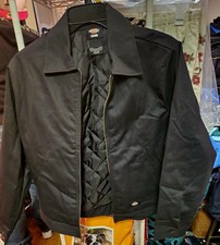 Dickies Insulated Eisenhower Front Zip Jacket - Black, Size Small picture
