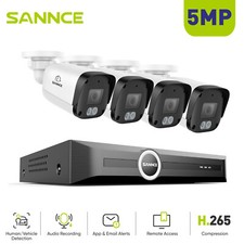 SANNCE 8CH 6MP NVR 5MP POE Security IP Camera System Audio Recording Ourdoor AI picture