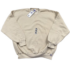 Vintage Russell Sweatshirt Men XL Tan Brown Blank Crewneck Athletic Deadstock picture
