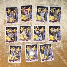 Donruss Star Power 1993 MLB 11-Card Lot Bagwell Glavine Walker + More picture