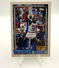Topps 1992-93 Shaquille O'Neal Orlando Magic Rookie #362 picture