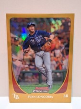 2011 Bowman Chrome - Evan Longoria #95 Gold Refractor /50 picture