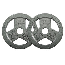 Signature Fitness Cast Iron Weight Plates for Strength Training, Fits 2-Inch Bar picture