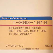 Johnson Controls Replacement Bulb Element 15ft Capillary Copper T-800-1010 picture