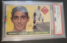 1955 Topps Sandy Koufax #123 PSA 3 HOF Excellent Centering picture